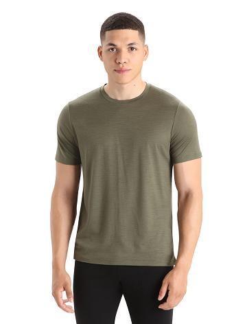 Loden Icebreaker Merino Tech Lite II Short Sleeve Tee Men's T Shirts | AU 1167LISH